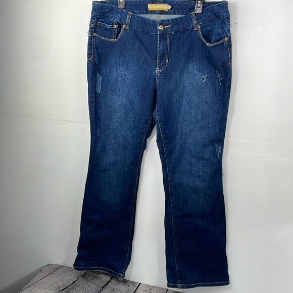 Seven7 Luxe Thalia Jeans distressed size 20 - Picture 1 of 12